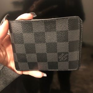 Gray Louis Vuitton wallet